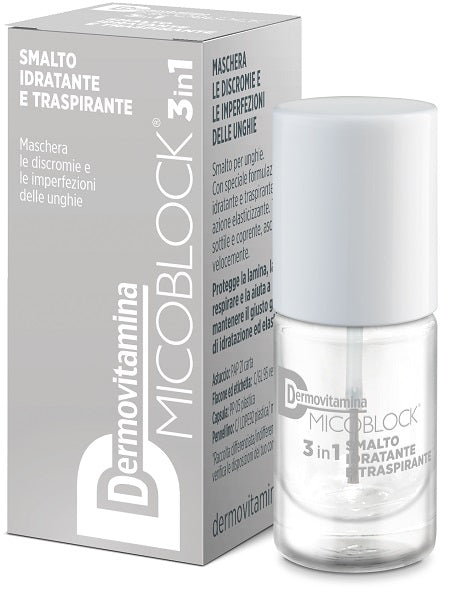 Dermovitamina micoblock smalto base&top coat 19 trasparente 5 ml