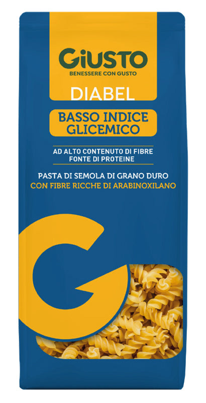 Giusto diabel basso indice glicemico pasta fusilli 400 g