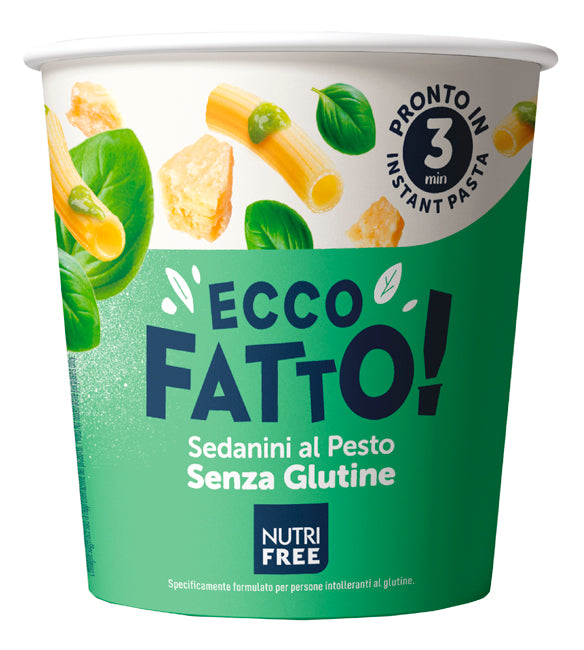 Nutrifree ecco fatto sedanini al pesto 70 g