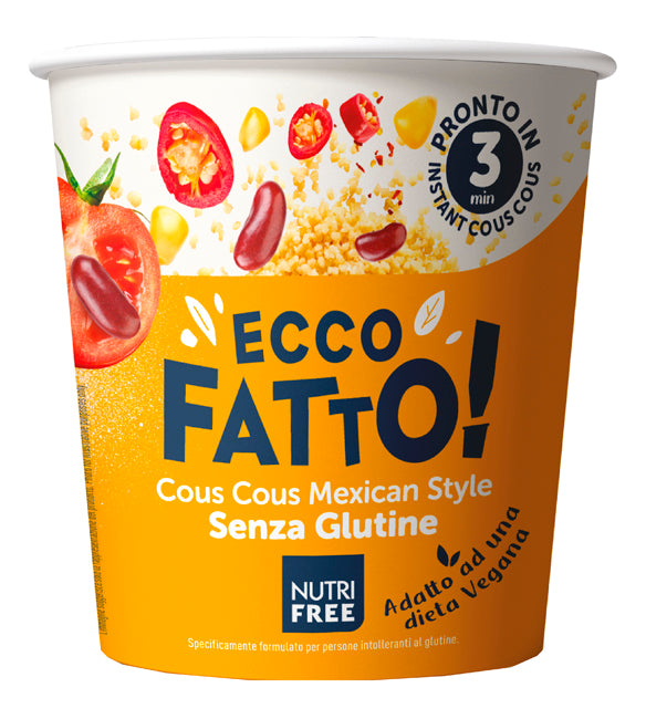 Nutrifree ecco fatto cous cous mexican style 70 g