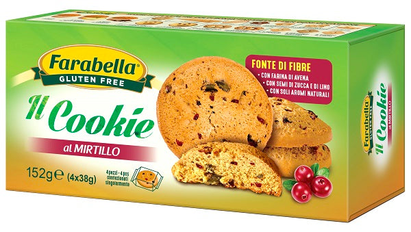 Farabella il cookie al mirtillo 4 bustine da 38 g