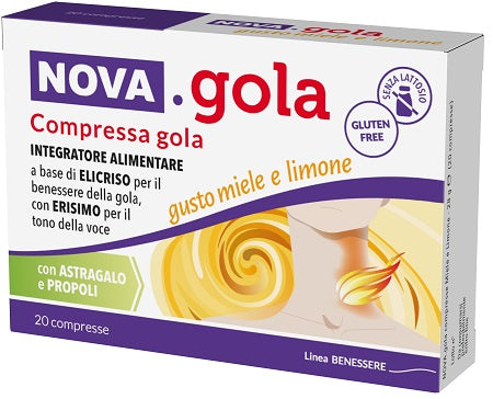 Nova gola miele limone 20 compresse