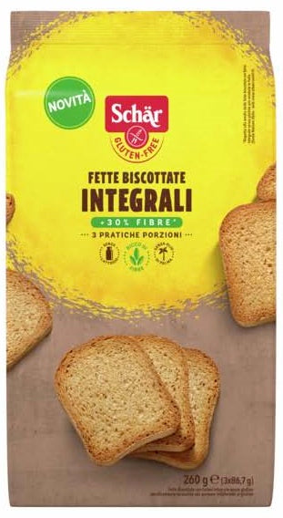 Schar fette biscottate integrali 260 g