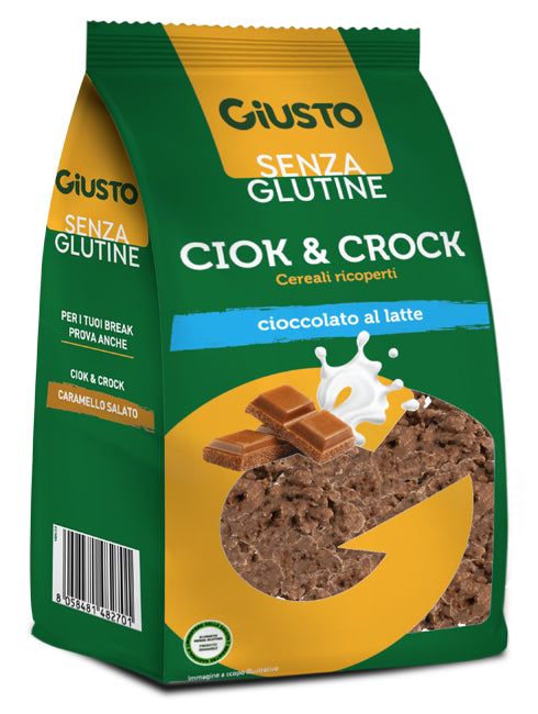 Giusto senza glutine ciock & crock latte new 125 g