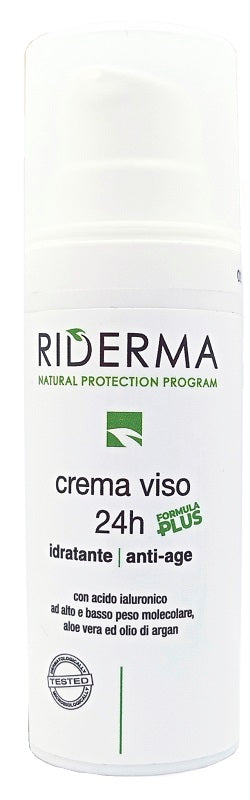 Riderma crema viso 24h formula plus 50 ml